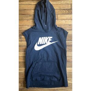 Nike Women’s Sleeveless Pullover Hoodie Black 802555-010 Size M